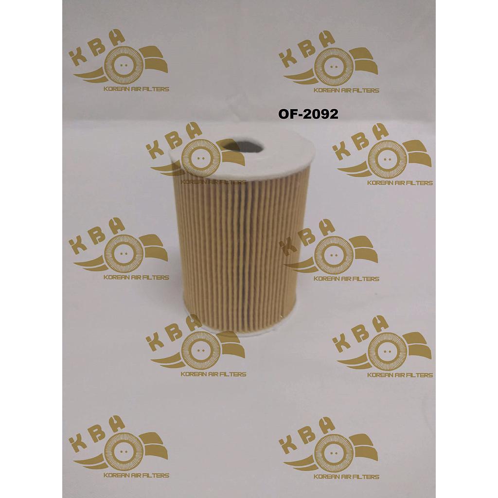 FILTRO ACEITE ELEMENTO ECOLOGICO NISSAN URVAN DDTI DIESEL 08/11 4CIL. 3.0L.